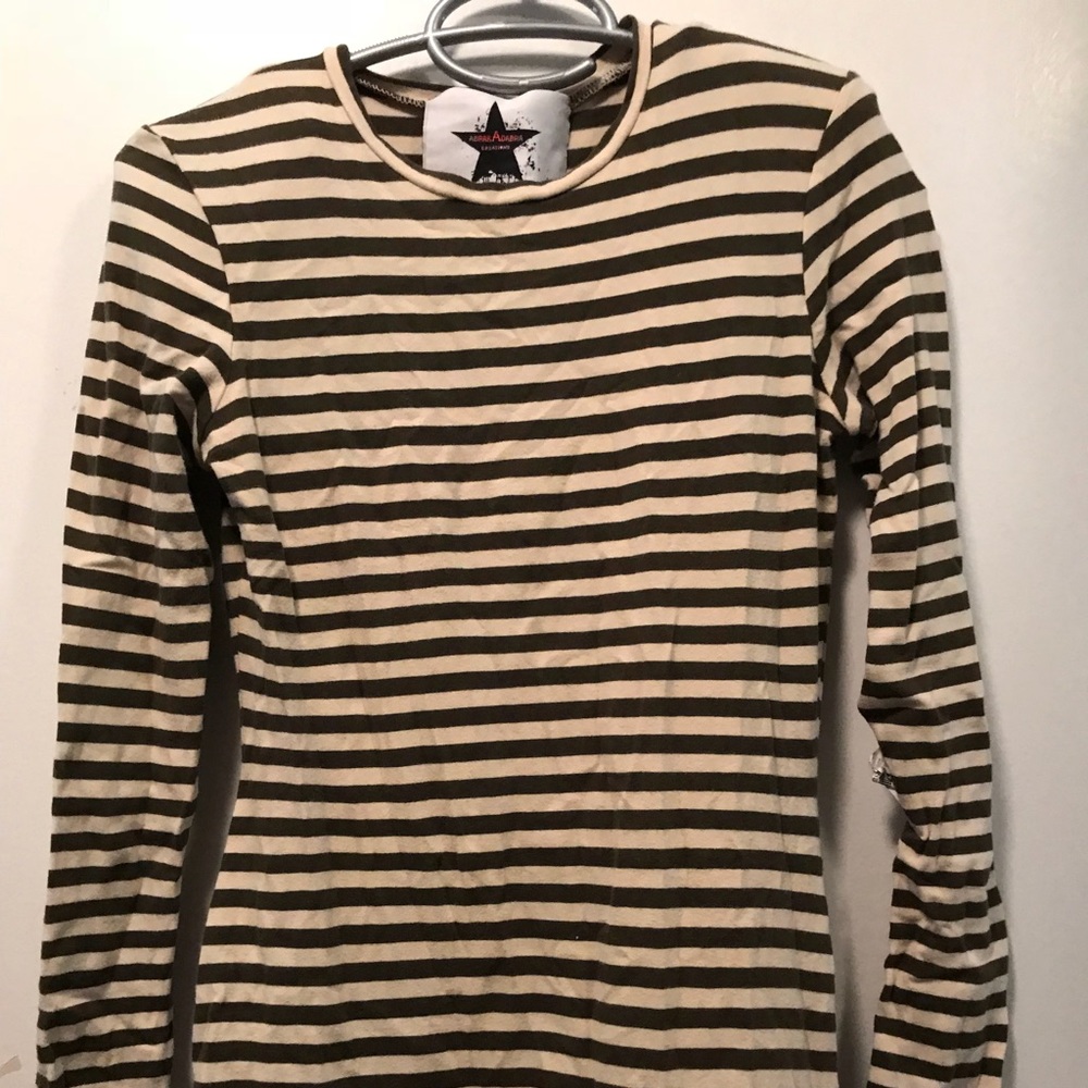 Abrakadabra by Natasha Zinko striped stretchy top.